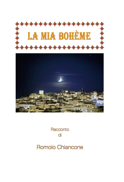copertina del racconto La mia Bohème (di Romolo Chiancone, copyright immagine: Rossella Inguscio 2015)